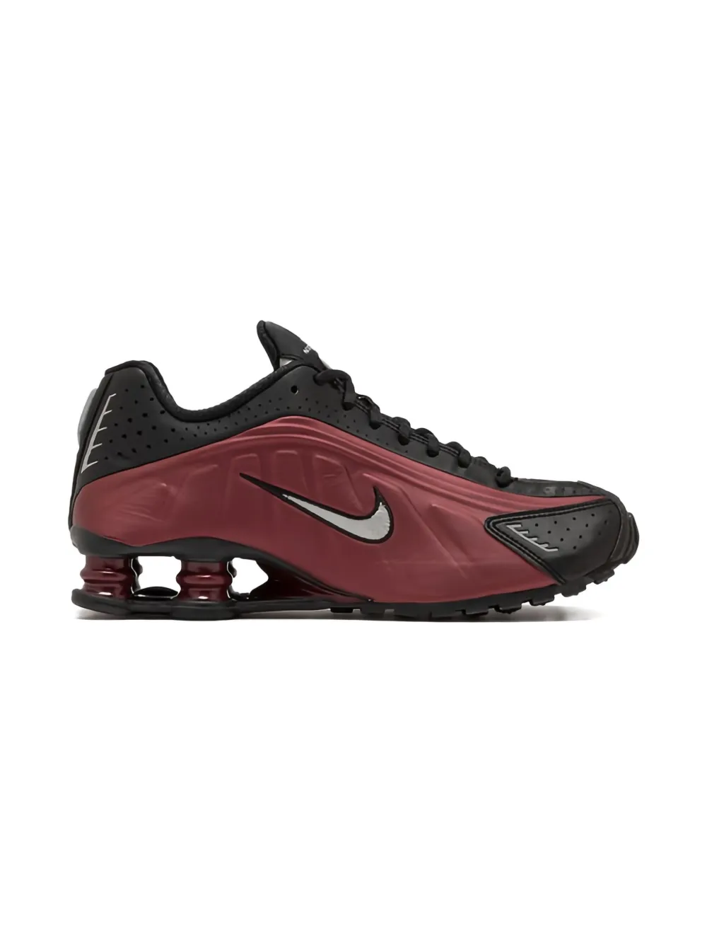 Nike Shox R4 "Team Red Black Metallic Silver" sneakers