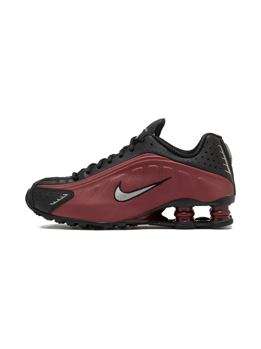 Nike Shox R4 "Team Red Black Metallic Silver" sneakers