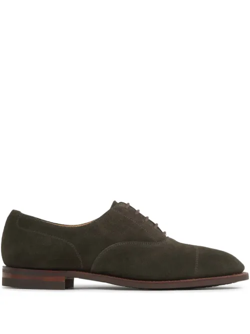 Chaussures oxford en daim - Crockett & Jones - Modalova