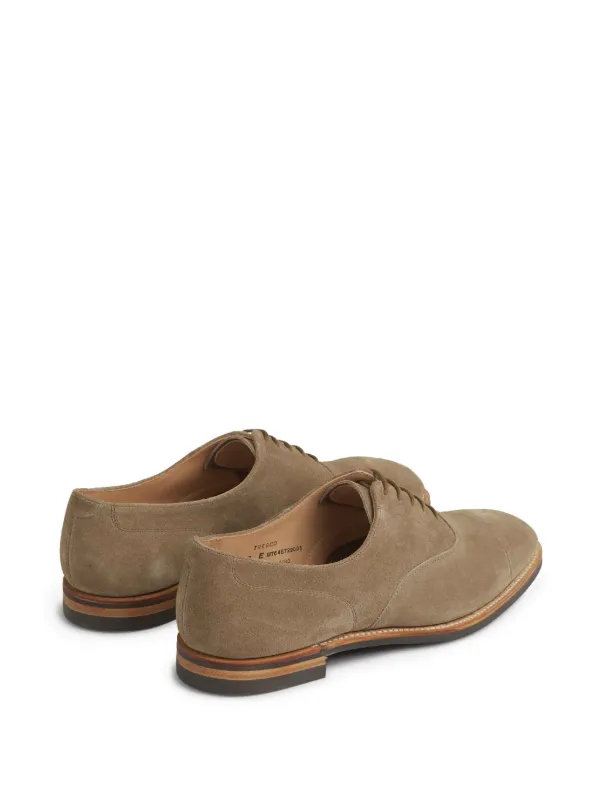 Crockett & Jones Suede Oxford Shoes | Neutrals | FARFETCH ZA