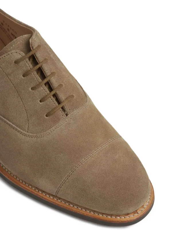Crockett & Jones Suede Oxford Shoes | Neutrals | FARFETCH ZA