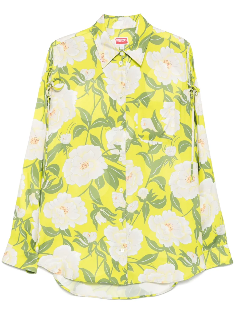 【海外限定】 Kenzo 'Kenzo Peonies' Shirt | Green | FARFETCH 美容液