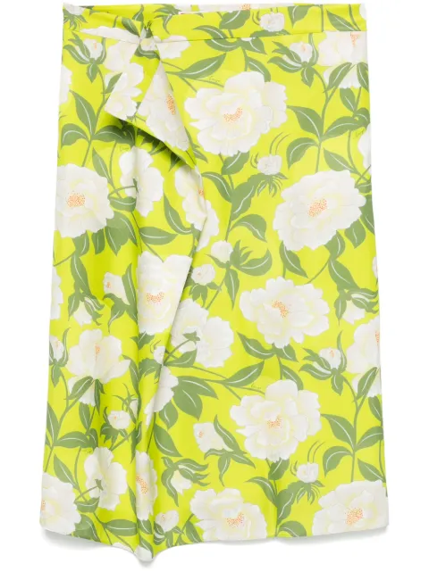 Kenzo 'Kenzo Peonies' midi skirt