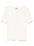 Kenzo diamond-pattern T-shirt - White