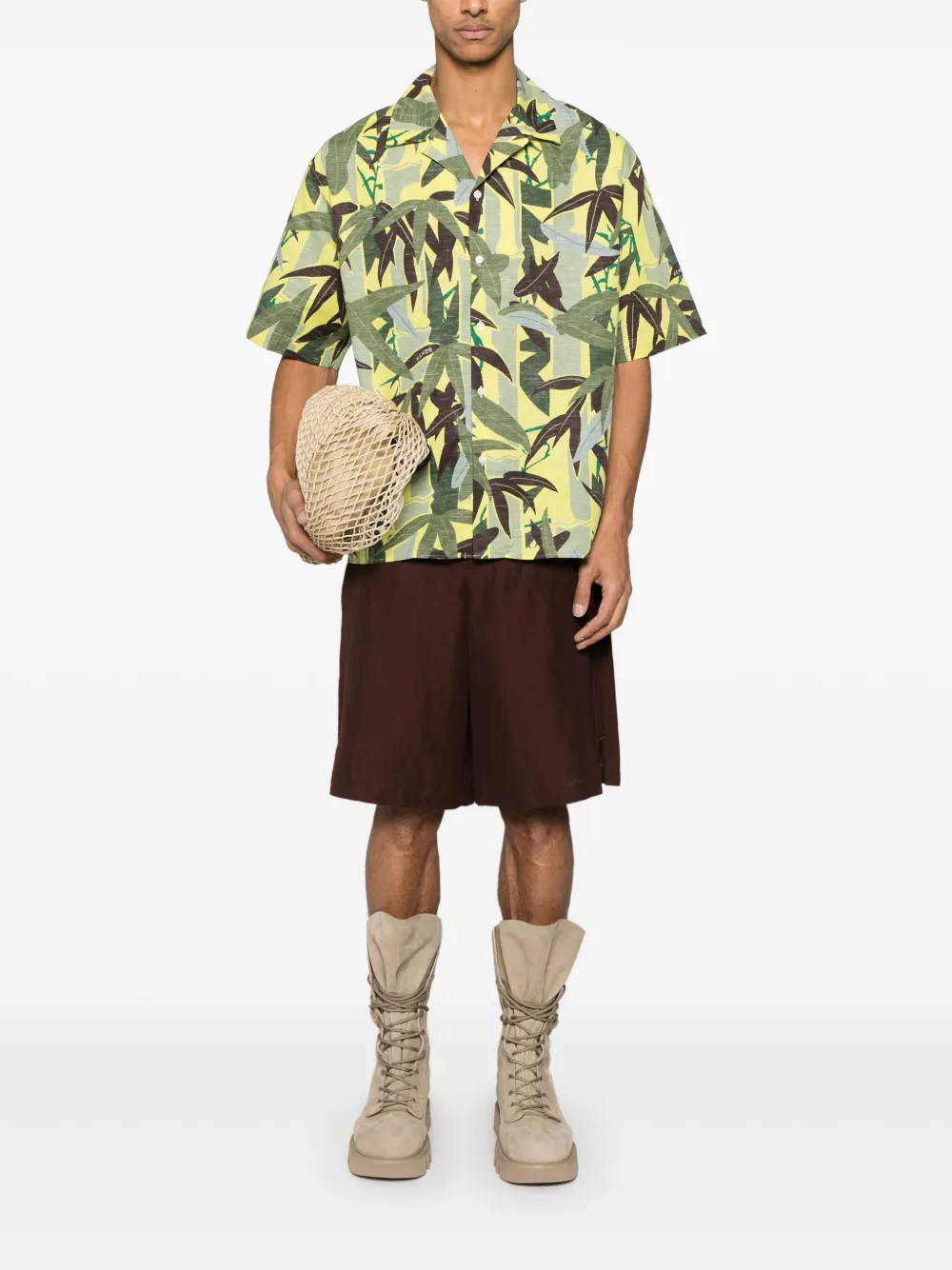 Kenzo Chiku-Rin Camo shirt - Groen