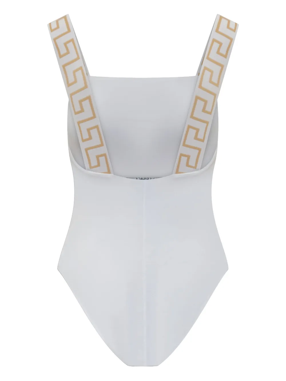 Versace greca detailing bodysuit - Wit