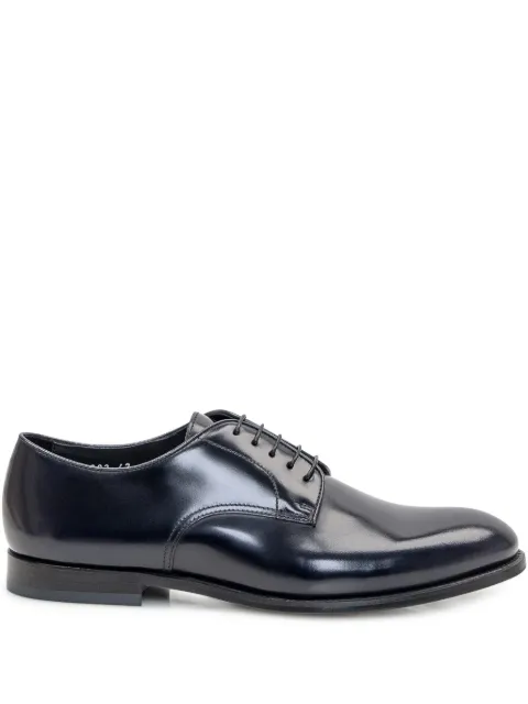 Doucal's Spazzolato leather derby shoes