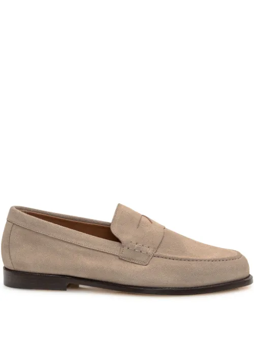 Mocassins en daim à entaille penny - Doucal's - Modalova