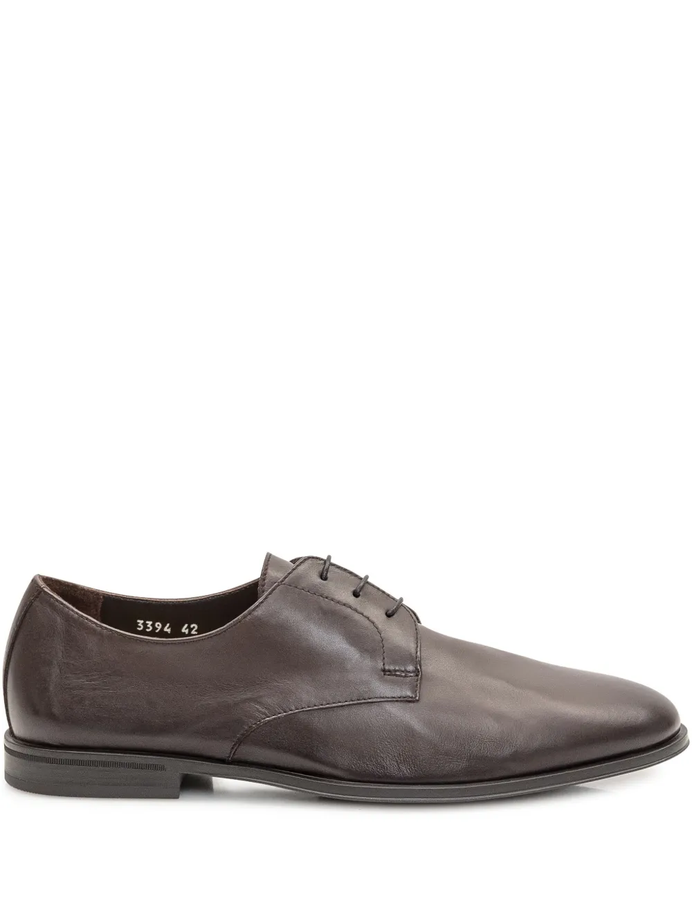 Boston leather derby shoes