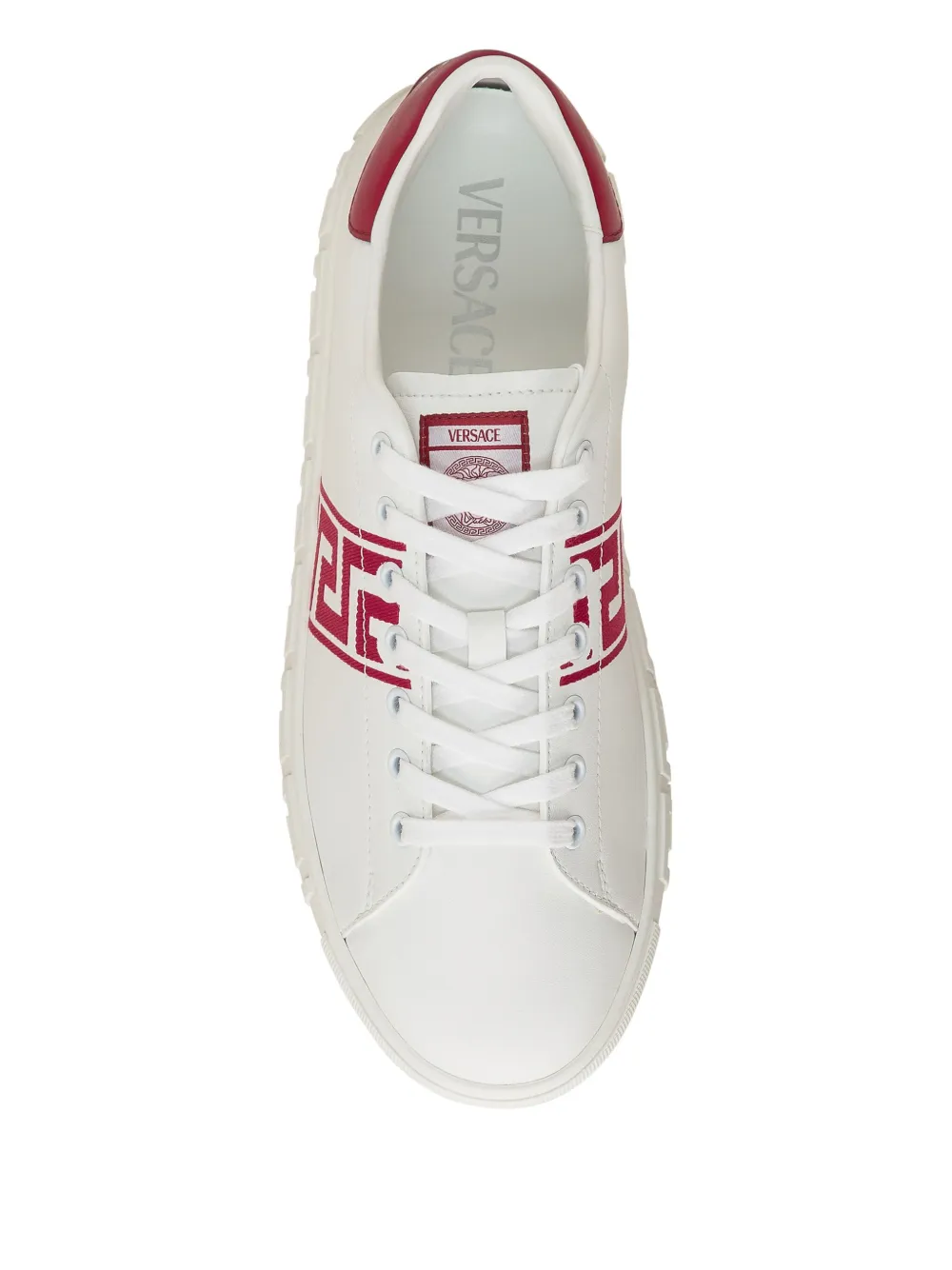 Versace Greca-print sneakers White