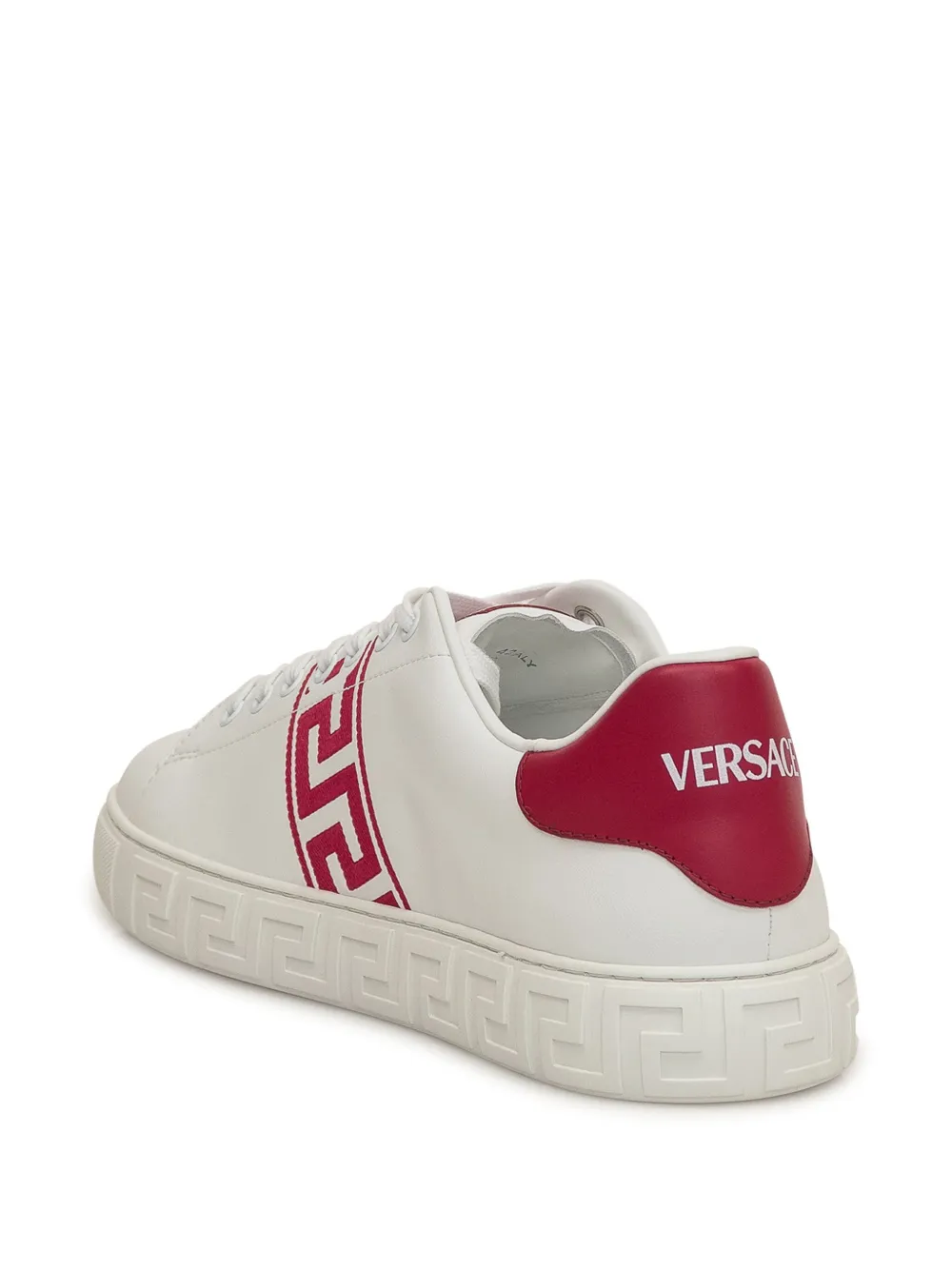 Versace Greca-print sneakers White