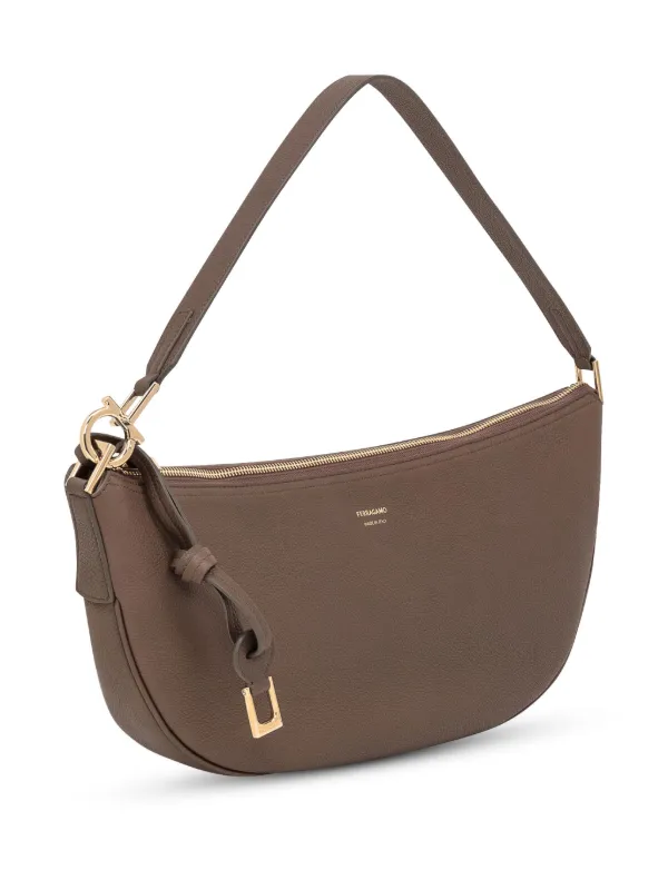 Ferragamo ロゴ ショルダーバッグ | ブラウン | FARFETCH JP