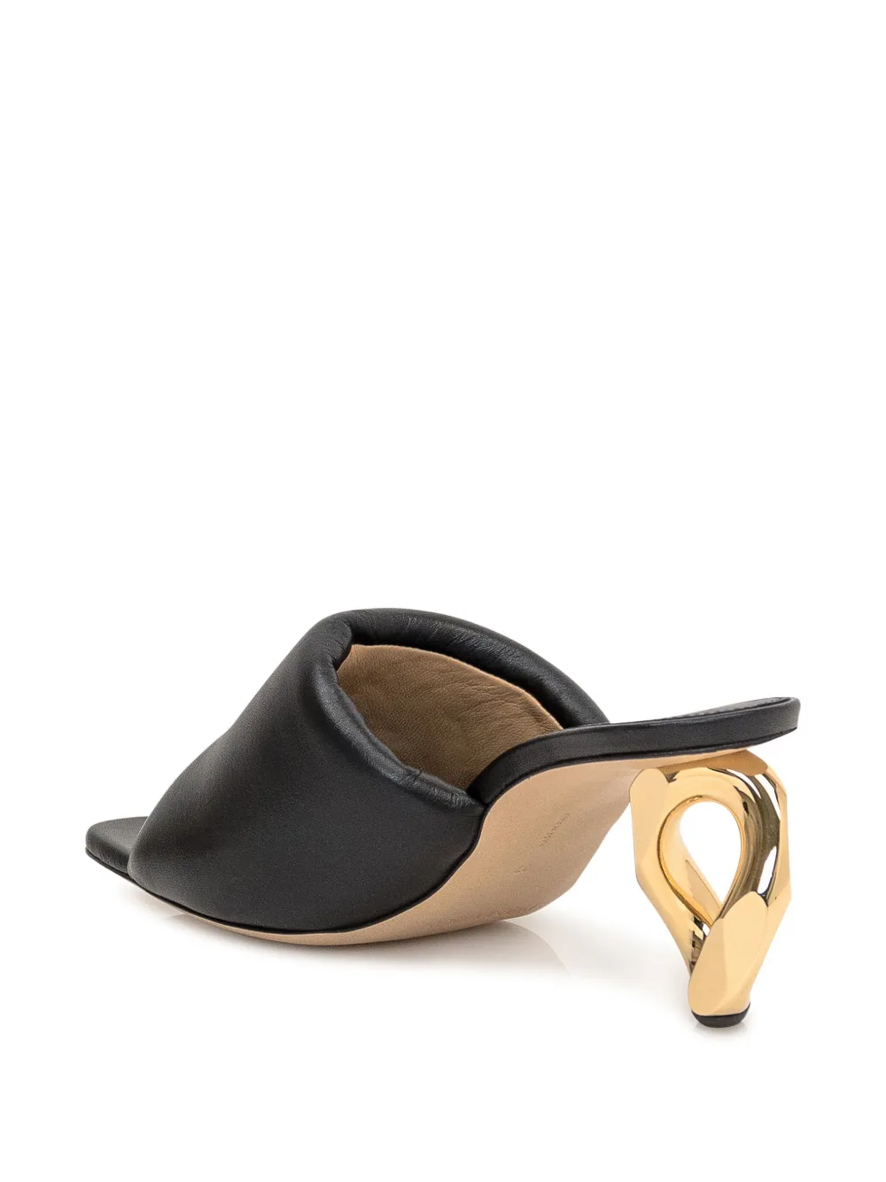 JW Anderson 69mm chain heel mules Black