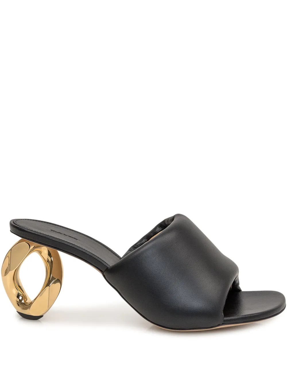 JW Anderson 69mm chain heel mules Zwart