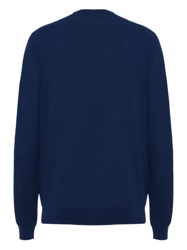 スウェット・トレーナー MALO BLUE COTTON SWEATER 28486679_58689155_600.jpg