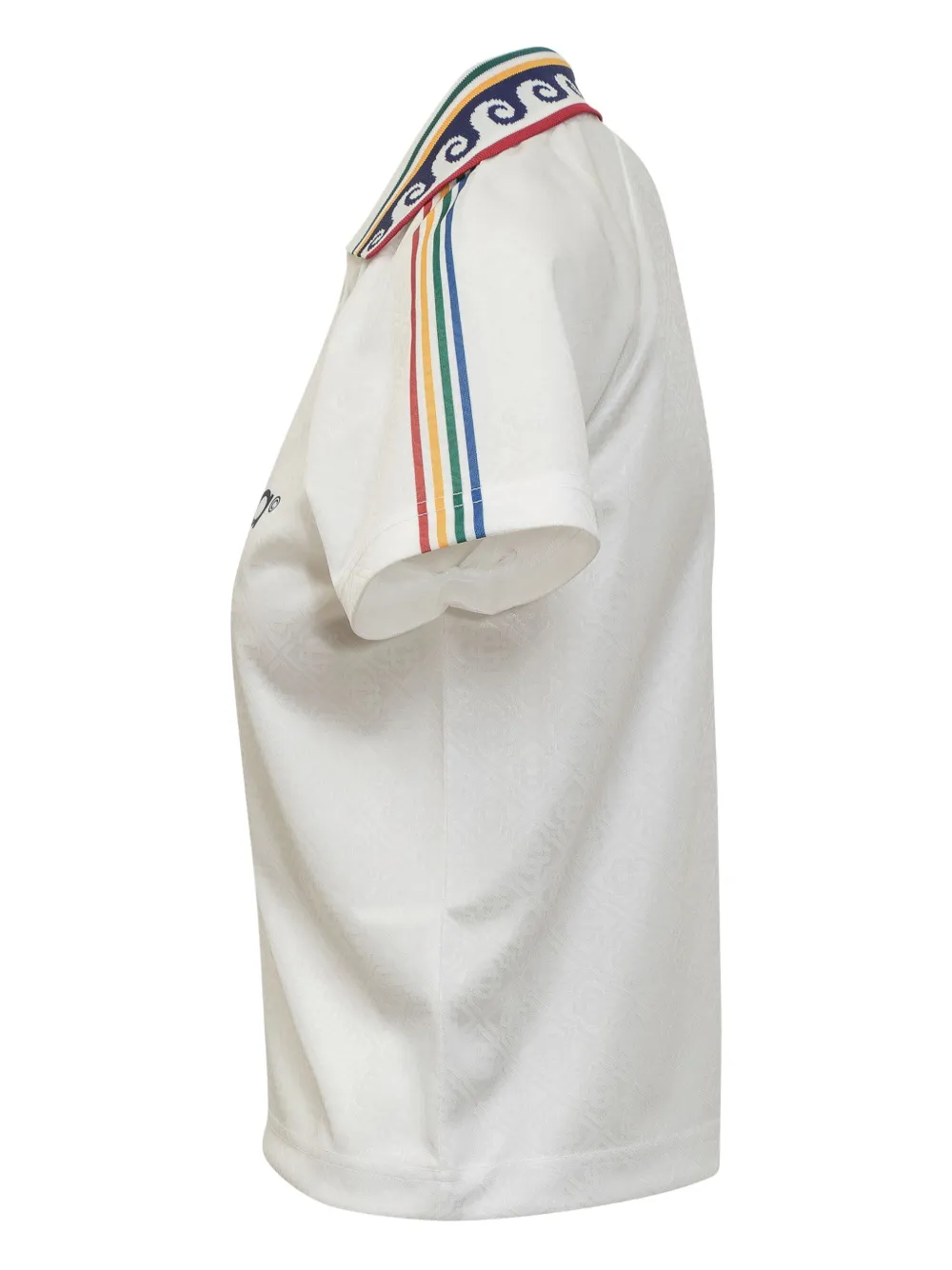 Casablanca logo-print polo top