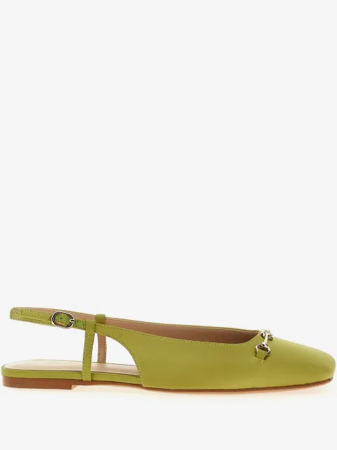 TWINSET square-toe ballerina shoes