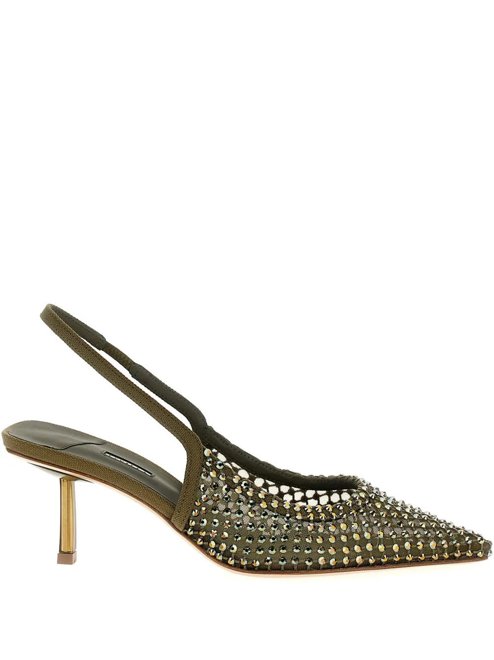 Le Silla 100mm Gilda slingback pumps Green