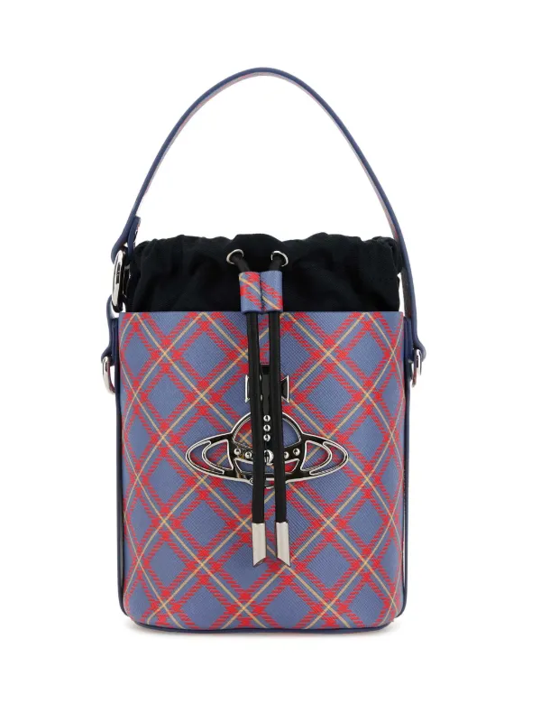 【Vivienne Westwood】Daisy Bucket Bag Black Daisy Drawstring Bucket Bag by Vivienne Westwood on Sale