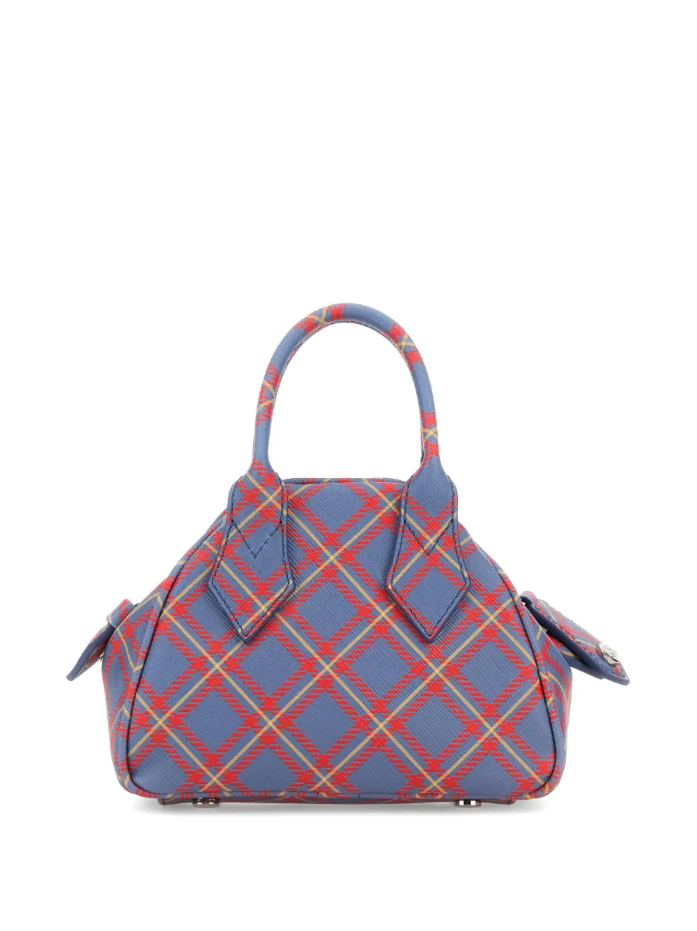 Vivienne Westwood Printed synthetic leather mini Yasmine handbag - Blauw