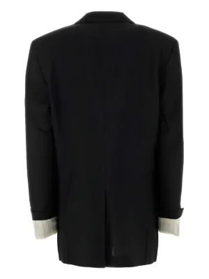 24AW new/PRADAウールブレザー Blazer Black Wool blazer in black - Prada | Mytheresa