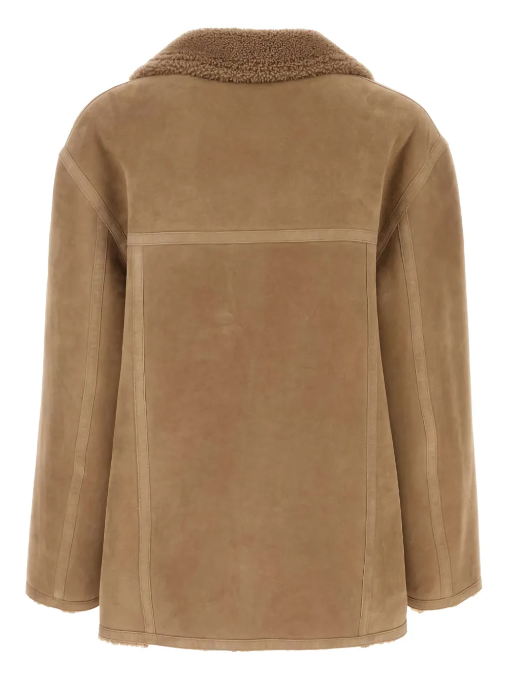 FENDI double-breasted shearling jacket | Leather Jackets | Image 2