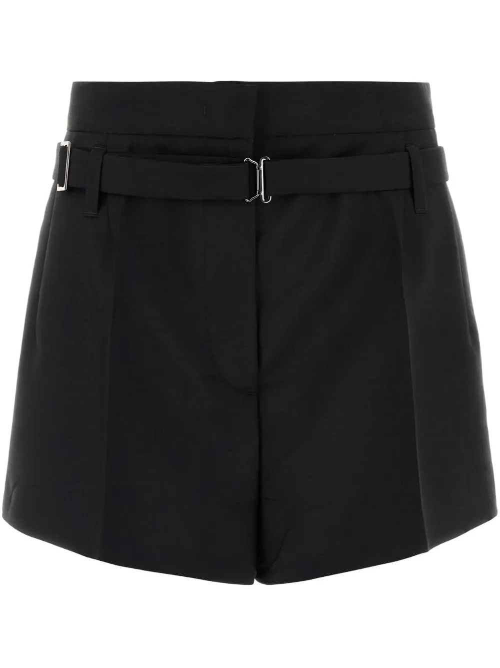 Prada Shorts met ceintuur Zwart