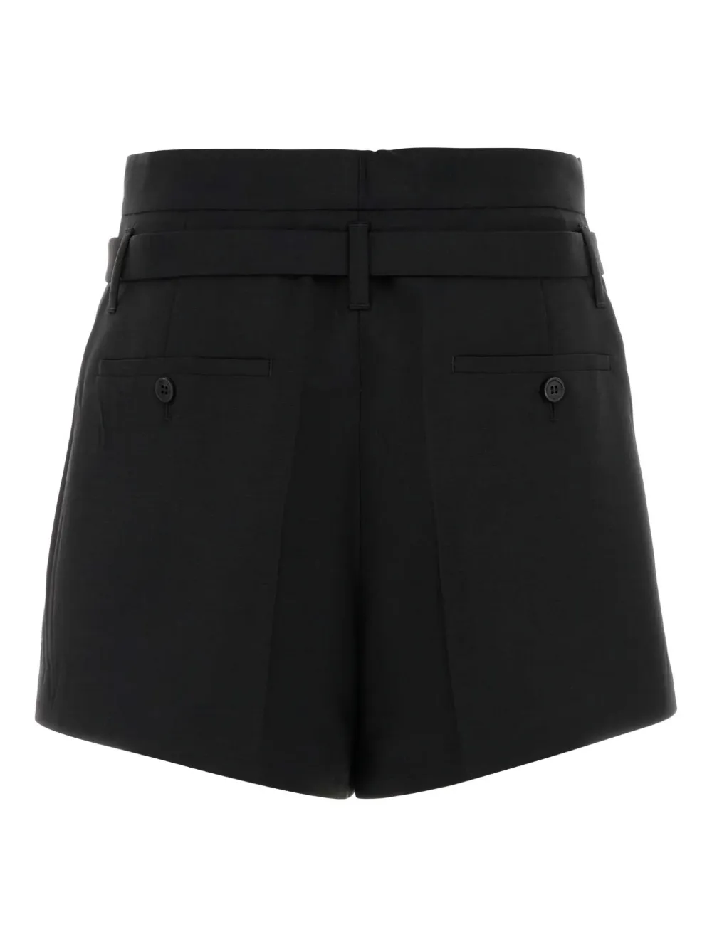 Prada belted shorts - Zwart