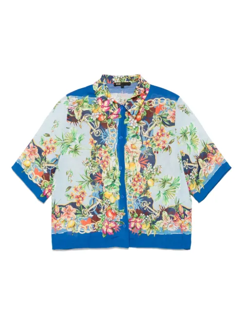 Maje chemise à fleurs - Bleu - Maje - Modalova