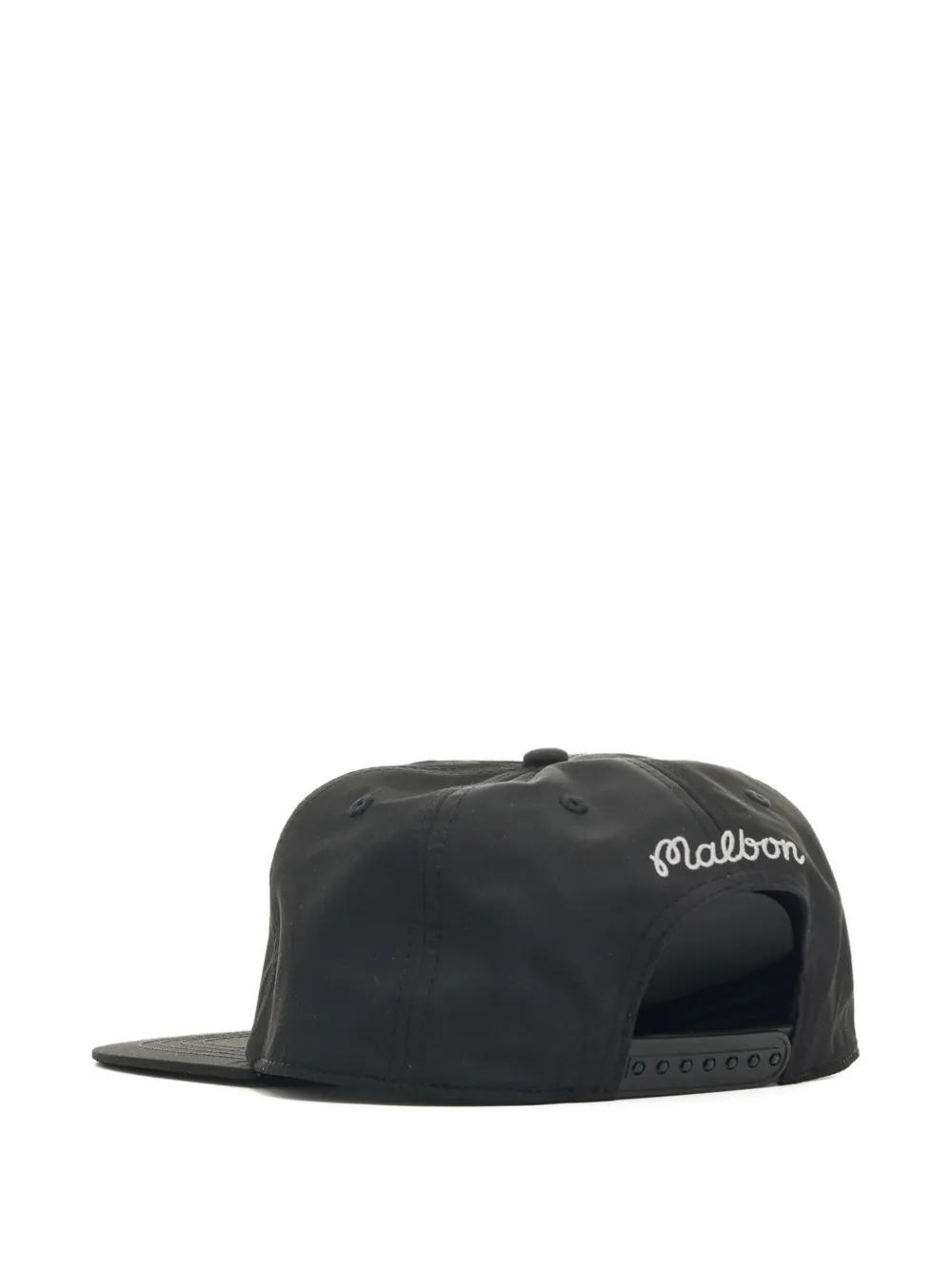 Malbon Golf Golf Division pet met drukknoop - Zwart