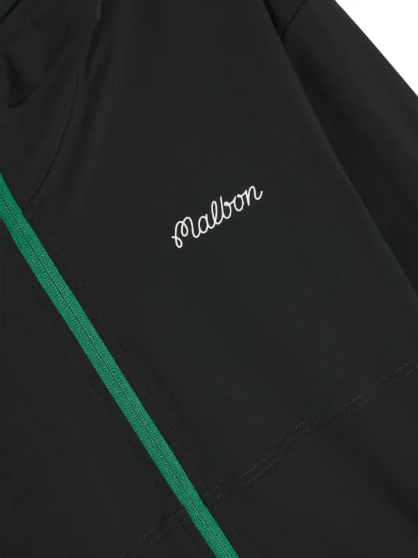 Malbon Golf x Futura Tag Hooded Zip Jacket | Black | FARFETCH