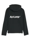 Malbon Golf x Futura Tag hooded zip jacket - Black