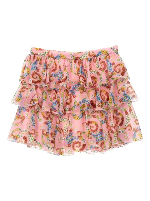 Versace Kids falda Geo Poly Barocco Flower