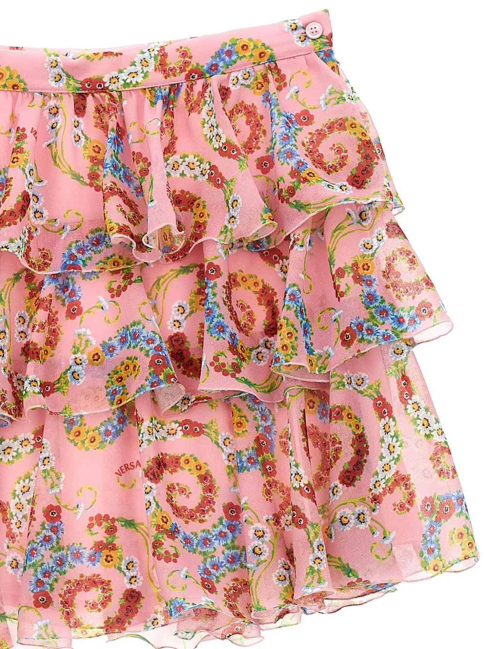 Versace Kids Geo Poly Barocco Flower rok Roze