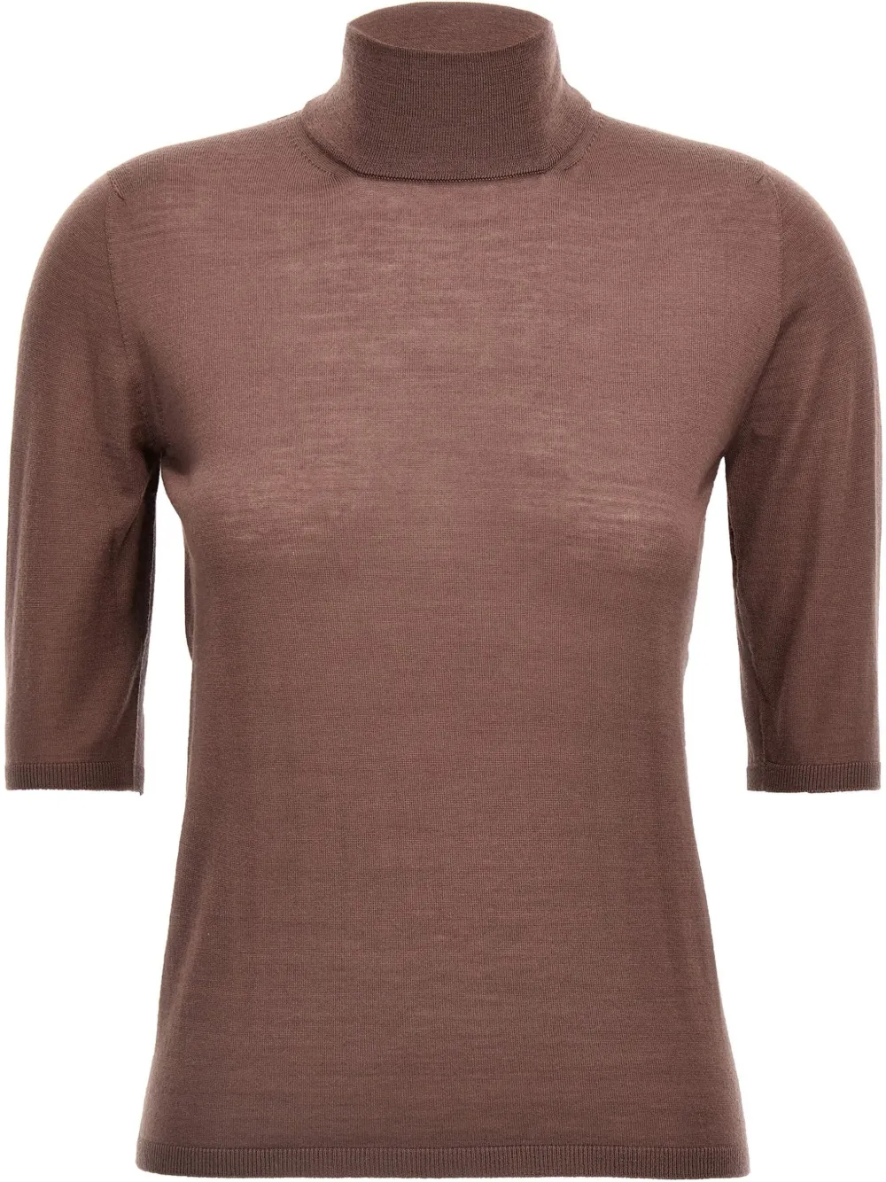 Max Mara Cecina top met col Paars