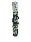 Malbon Golf x Futura Walking marble-print golf bag - White