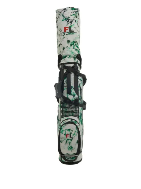 Malbon Golf x Futura Walking marble-print golf bag