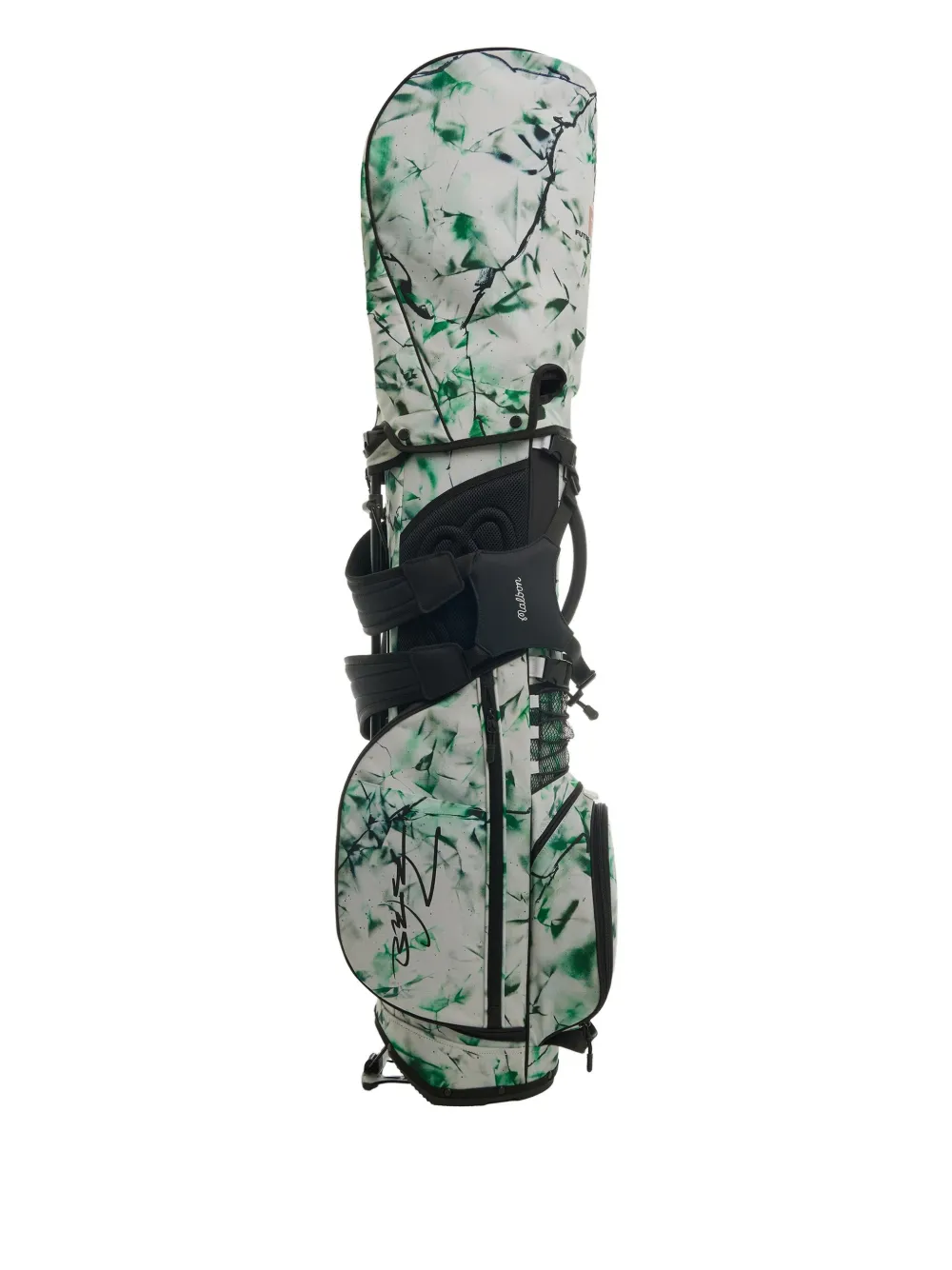 Malbon Golf tas met marmerprint Wit