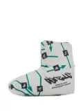 Malbon Golf x Futura Blade graphic-print padded putter cover - White