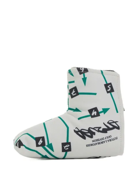 Malbon Golf x Futura Blade graphic-print padded putter cover