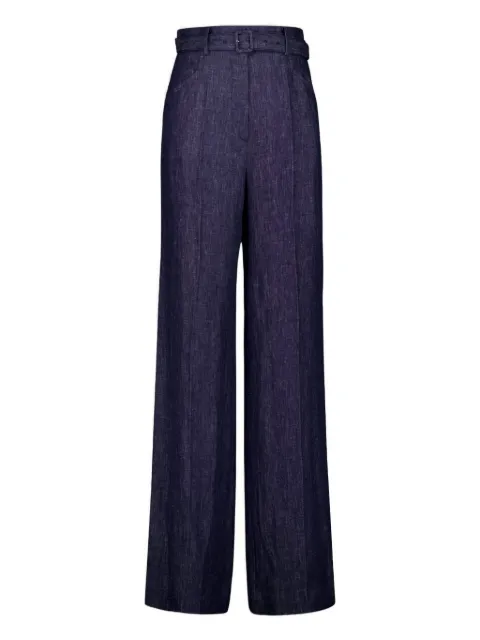 Gabriela Hearst belted denim pants