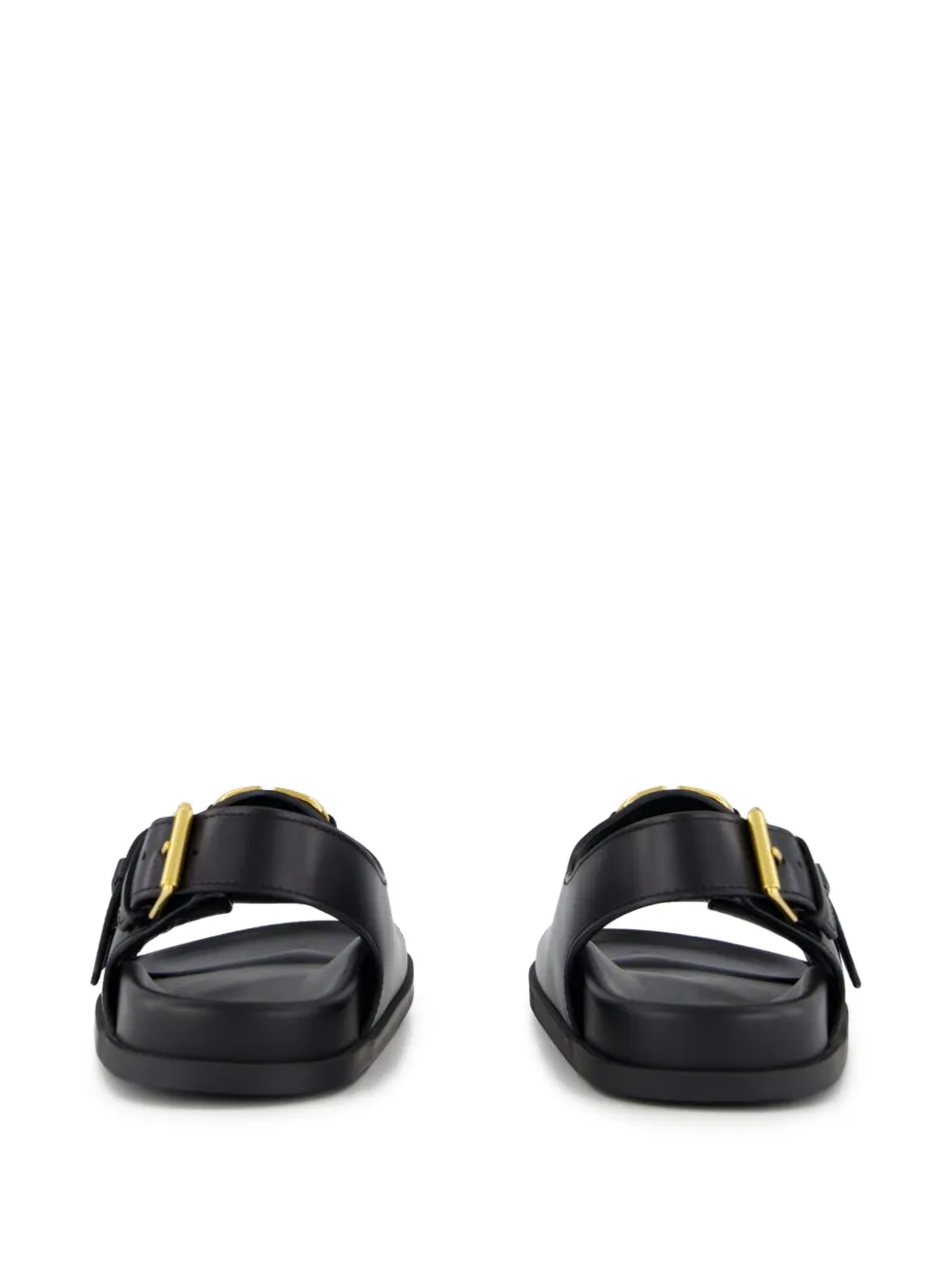 Valentino Garavani VLogo Signature sandalen met gespdetail Zwart