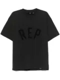 Represent logo-appliqué T-shirt - Black