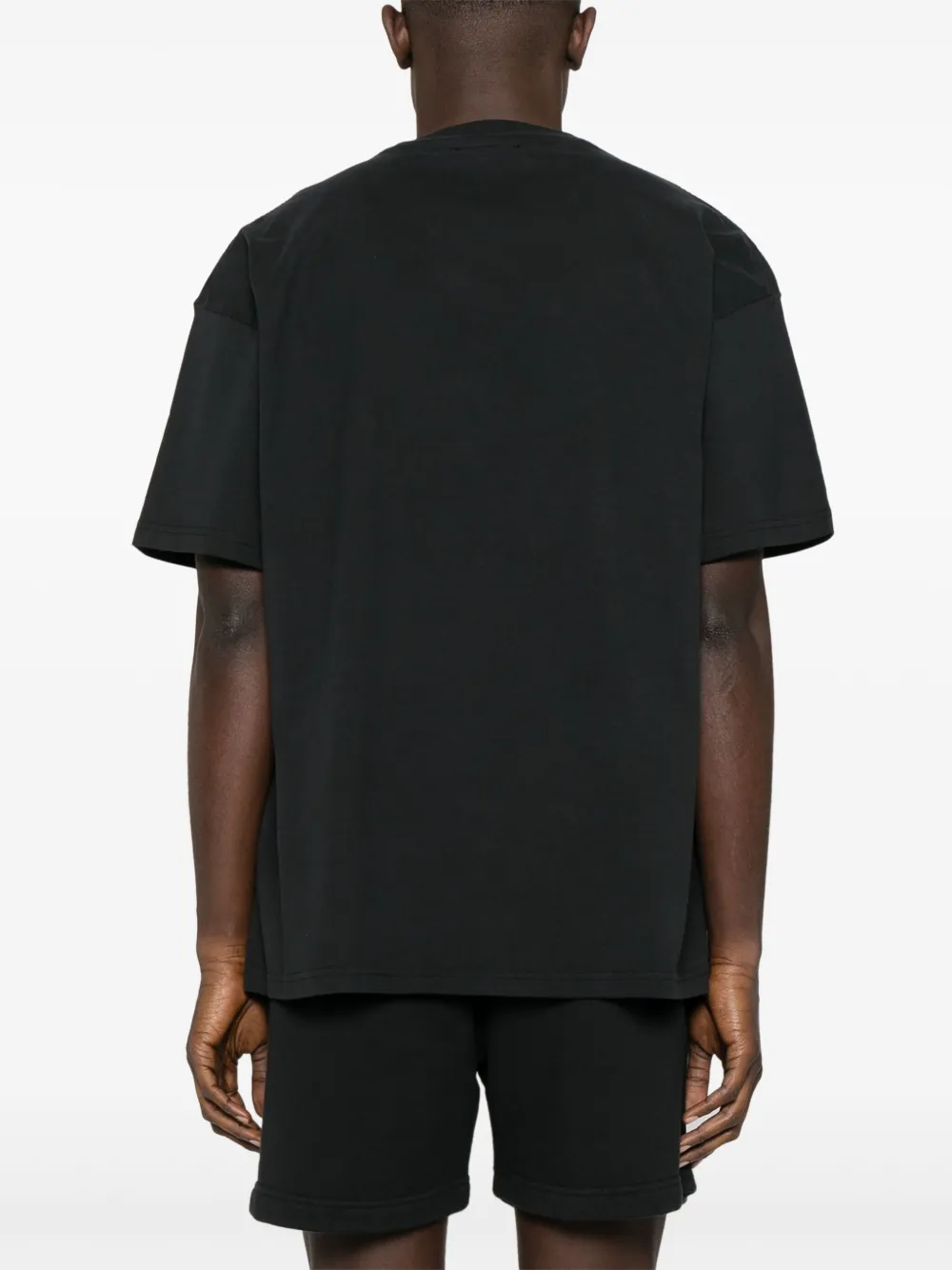 Represent T-shirt met logo-applicatie Zwart
