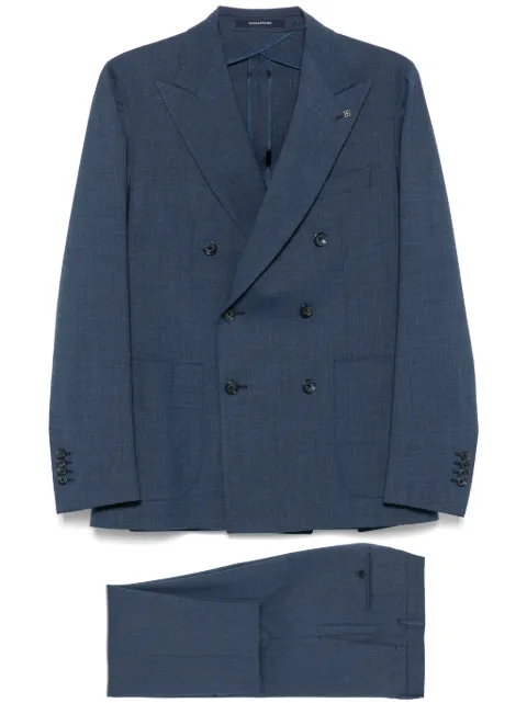 Tagliatore chambray suit
