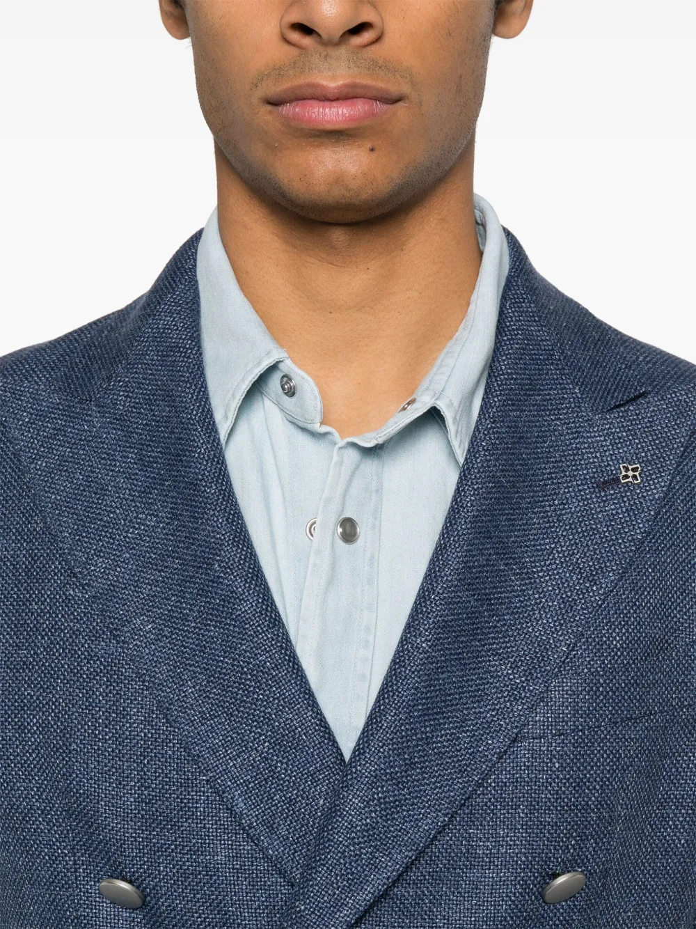 Tagliatore Blazer met dubbele rij knopen Blauw