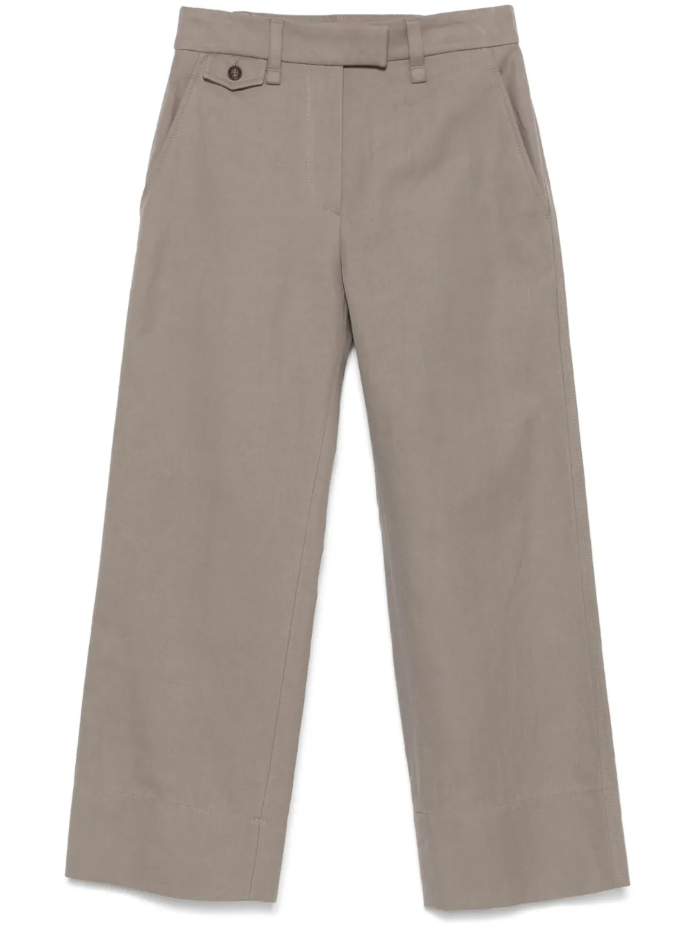 Brunello Cucinelli byxor i twill | brun | Image 1