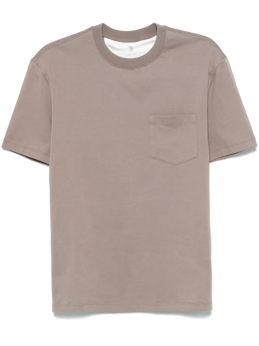 Brunello Cucinelli playera de algodón | marrón | Image 1