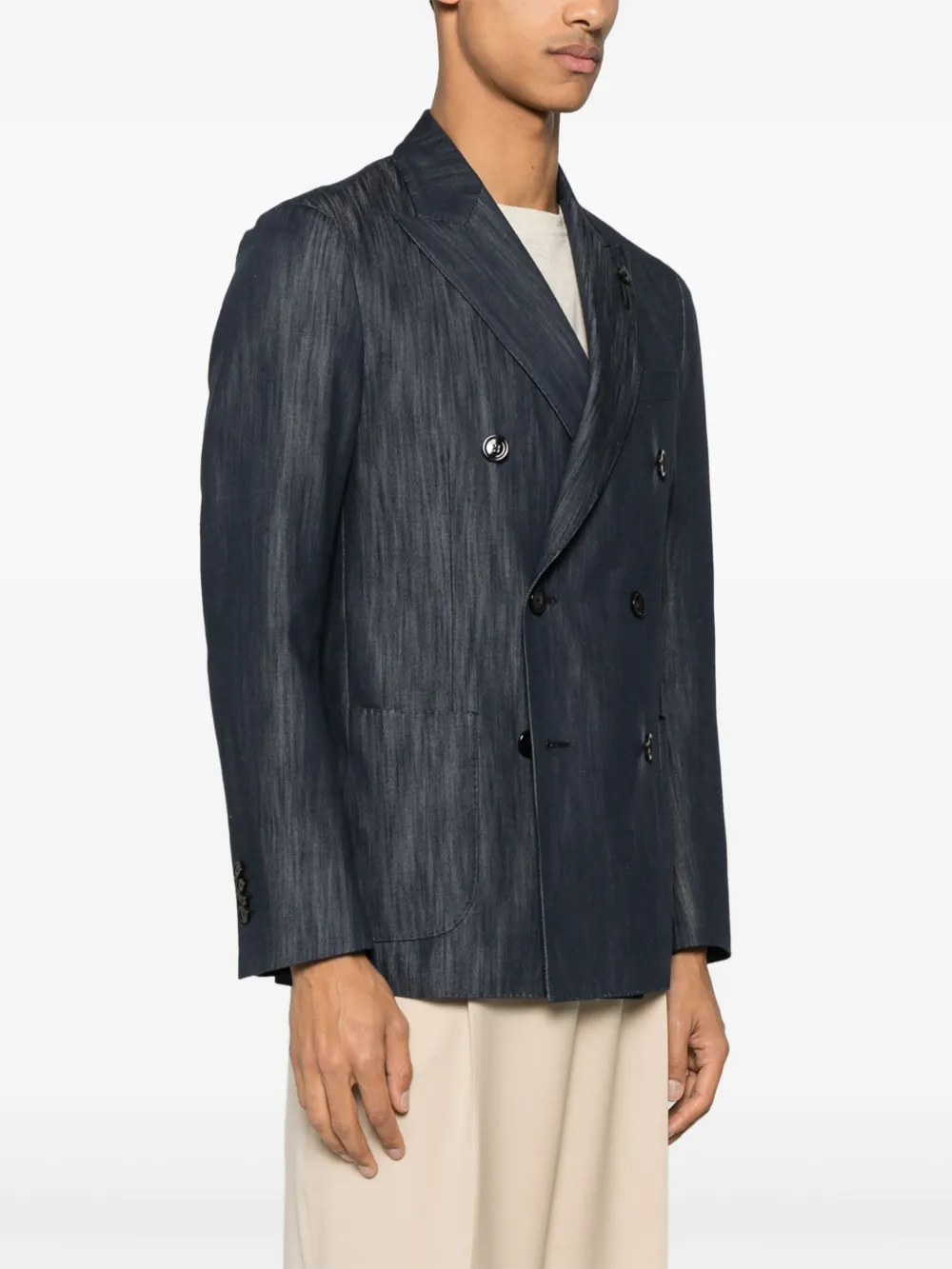 Lardini Blazer met dubbele rij knopen Blauw