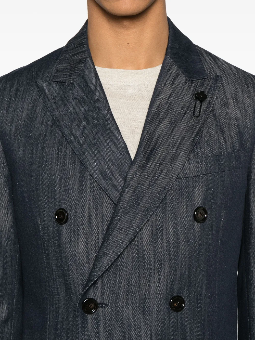 Lardini Blazer met dubbele rij knopen Blauw